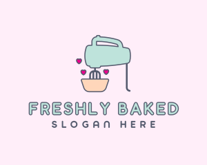 Pastry Baking Hand Mixer logo design