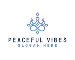 Yoga Meditation Zen logo design