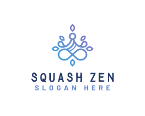 Yoga Meditation Zen logo design