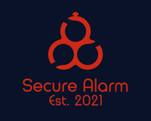 Red Bell Alarm logo design