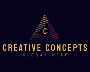 Pyramid Creative Agency logo design