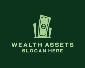 Money Cash Asset Dollar logo design