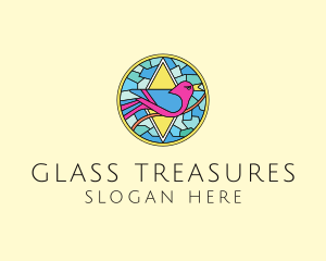 Bird Stained Glass logo