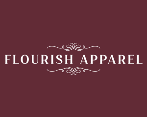 Flourish Elegant Swoosh logo