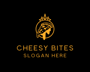 Crown Cheese Pizza logo design