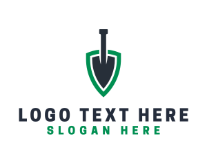 Trowel Tool Shield  logo