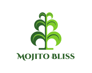 Green Tree Plant logo design