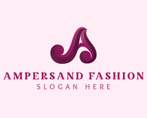 Fashion Stylist Letter A logo design