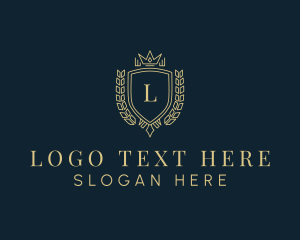 Luxury Academy Crest logo design