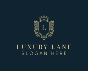 Luxury Academy Crest logo design