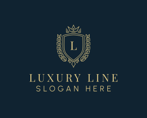 Luxury Academy Crest logo design