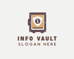 Dollar Vault Security logo design