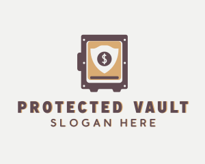 Dollar Vault Security logo design