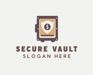 Dollar Vault Security logo design