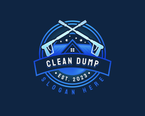 Home Pressure Washer Cleaning logo design