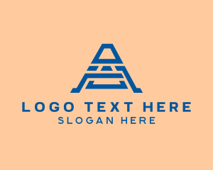 Pyramid Tribal Letter A  logo