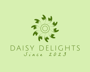 Elegant Daisy Ornament logo