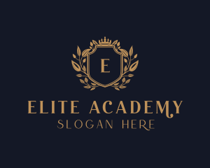 Shield Academy Royalty logo design