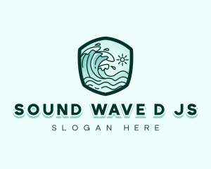 Ocean Tidal Wave logo design