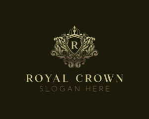 Royal Crown Shield logo design