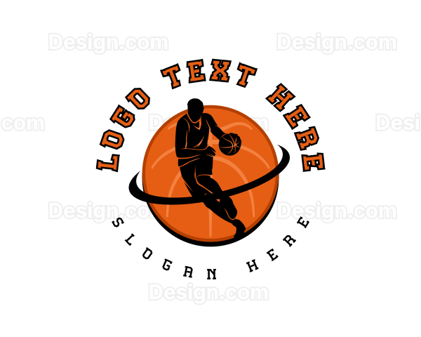 Basketball Sports Athlete Logo