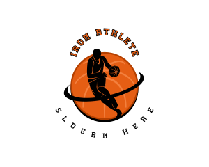 Basketball Sports Athlete logo design