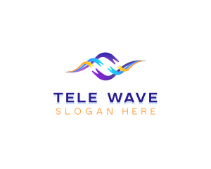 Creative Startup Wave logo design