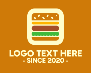 Dinner - Burger Delivery App logo design