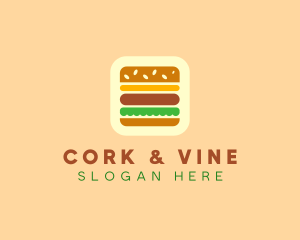 Burger Delivery App logo design