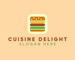 Burger Delivery App logo design