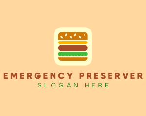 Burger Delivery App logo design