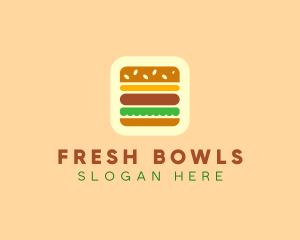 Burger Delivery App logo design