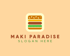 Burger Delivery App logo design