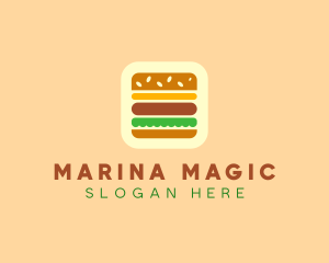 Burger Delivery App logo design