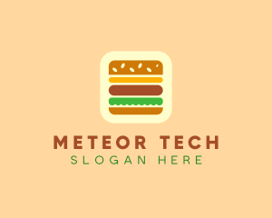 Burger Delivery App logo design