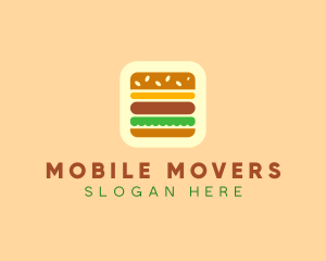 Burger Delivery App logo design