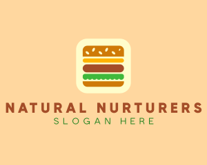 Burger Delivery App logo design