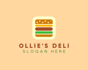 Burger Delivery App logo design