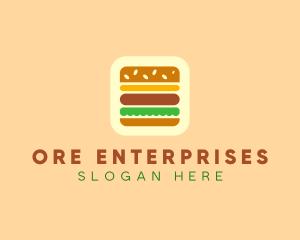 Burger Delivery App logo design