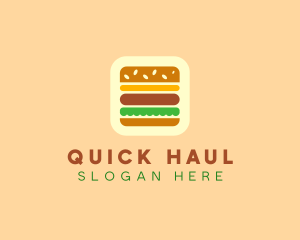 Burger Delivery App logo design