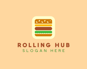 Burger Delivery App logo design