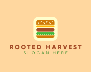 Burger Delivery App logo design