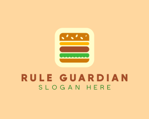 Burger Delivery App logo design