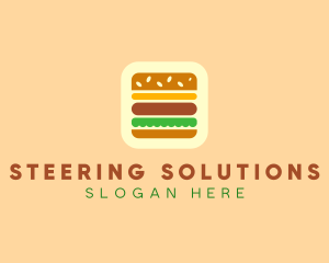 Burger Delivery App logo design