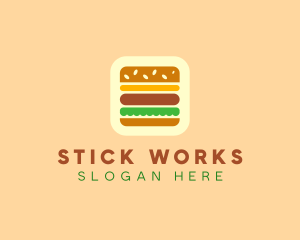 Burger Delivery App logo design