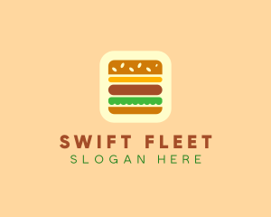 Burger Delivery App logo design