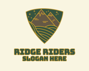 Triangle Meadow Badge logo design