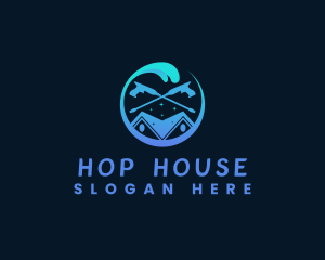 House Pressure Washing logo design