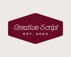 Stylish Script Generic logo design