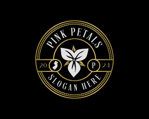 New Jersey Trillium Flower logo design